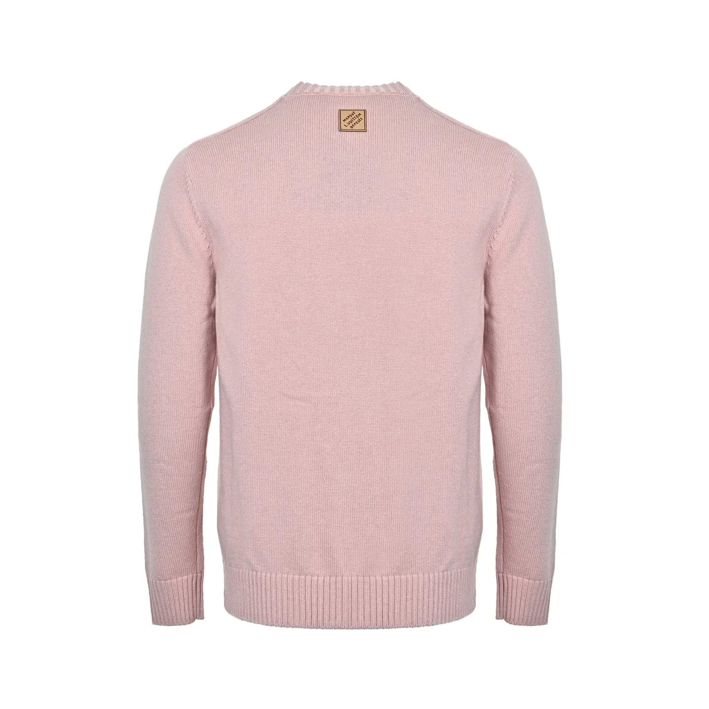 Louis Vuitton/Louis Vuitton Solid Back Collar Label Knitted Sweater